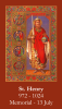 St. Henry Prayer Card
